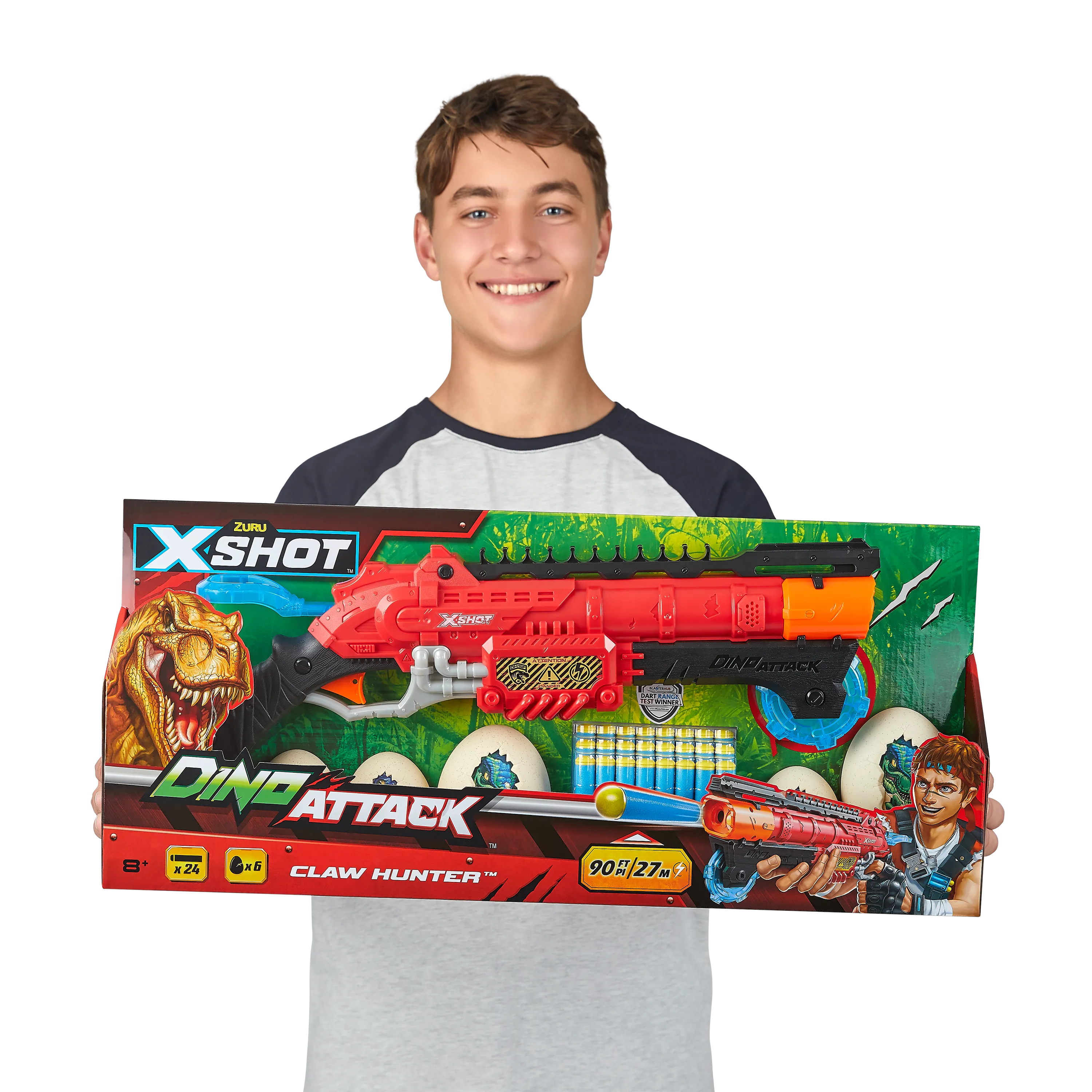 ZURU X Shot Dino Attack Claw Hunter Dart Blaster