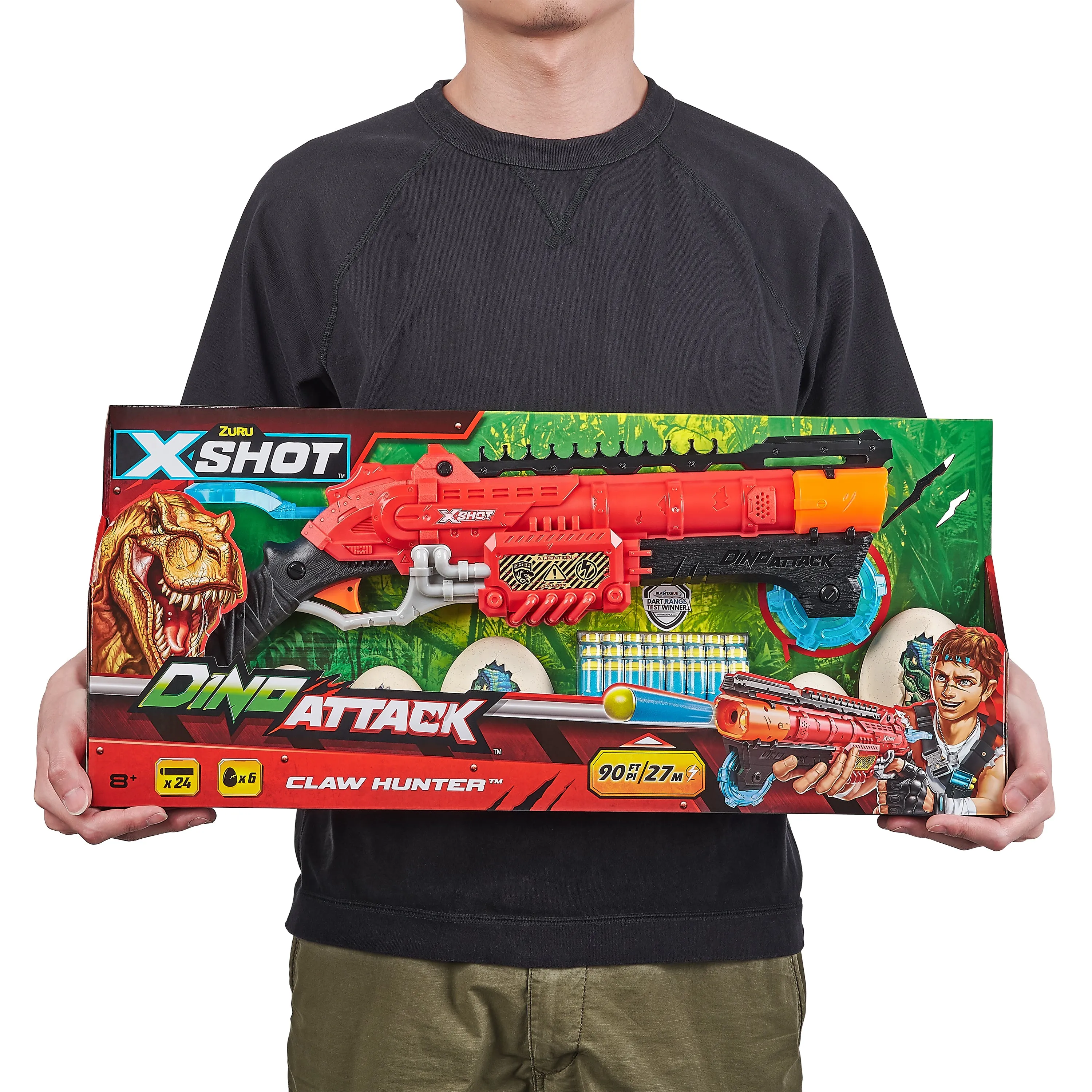 ZURU X Shot Dino Attack Claw Hunter Dart Blaster