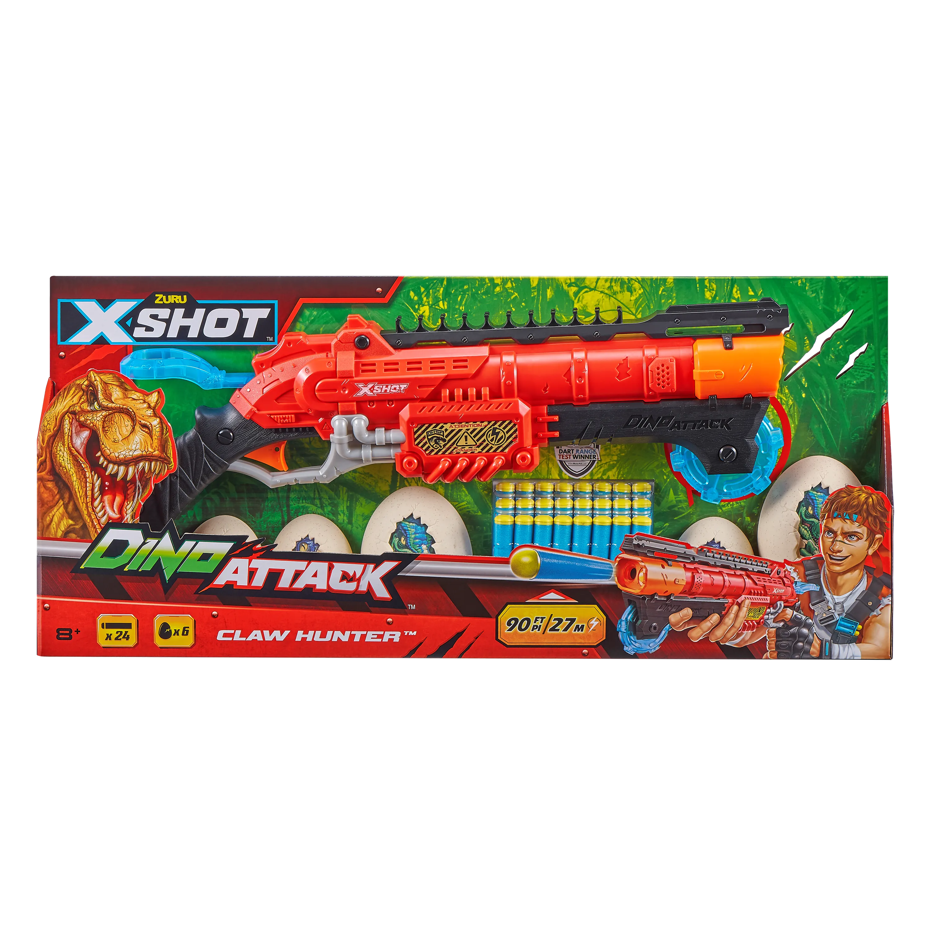 ZURU X Shot Dino Attack Claw Hunter Dart Blaster