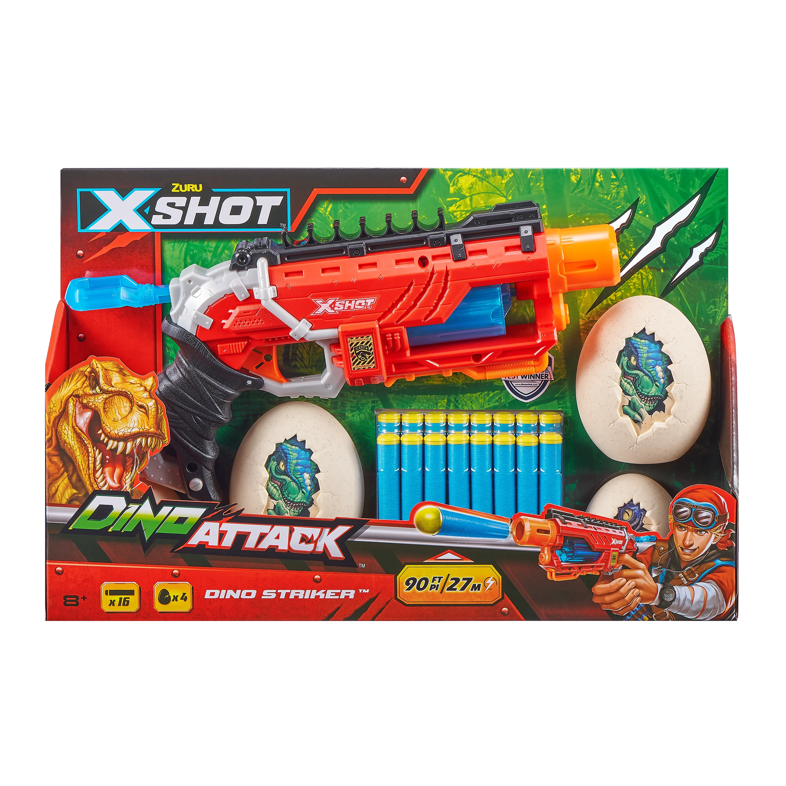 ZURU X Shot Dino Attack Dino Striker Dart Blaster