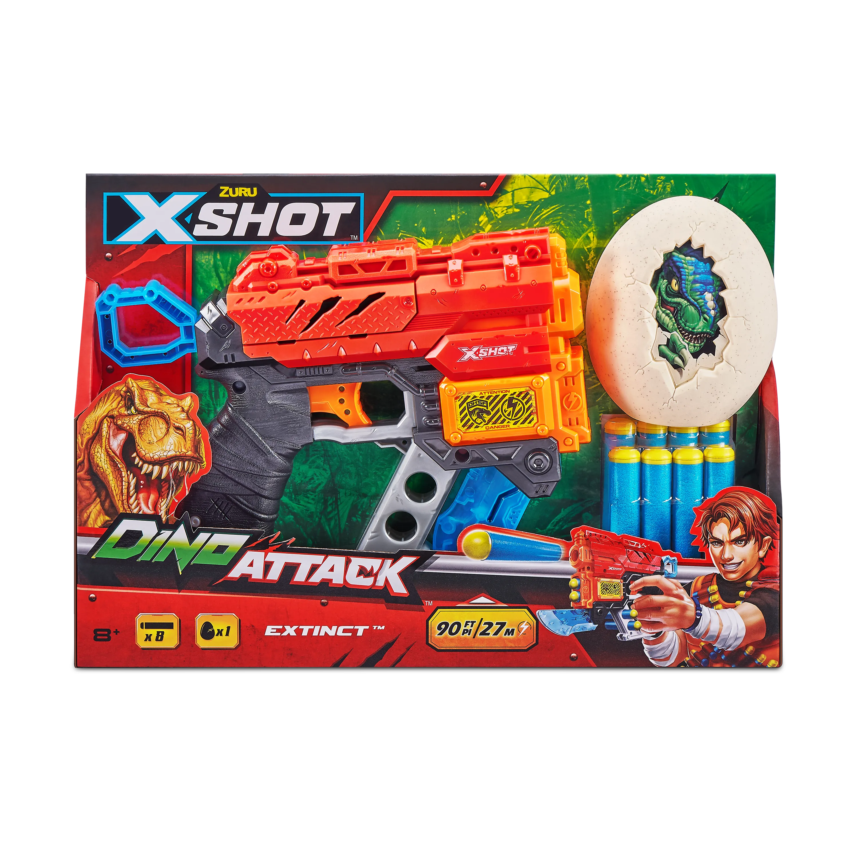 ZURU X Shot Dino Attack Extinct Dart Blaster