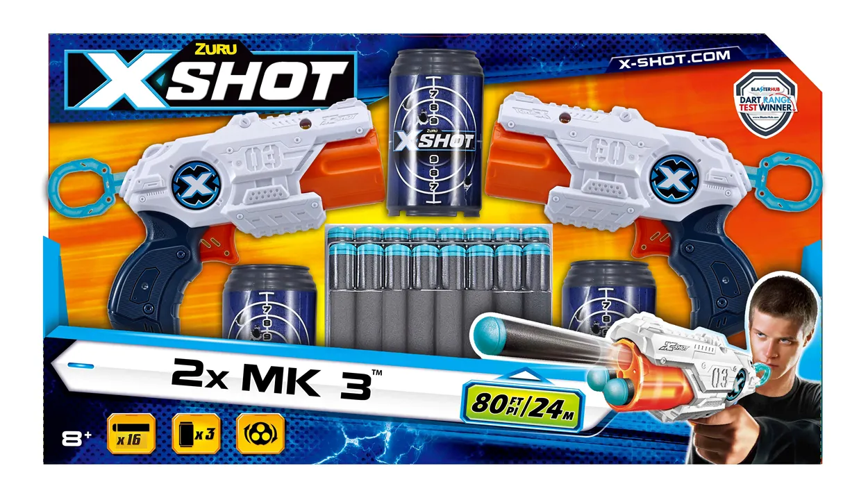 ZURU X Shot Excel Mk 3 Double Pack