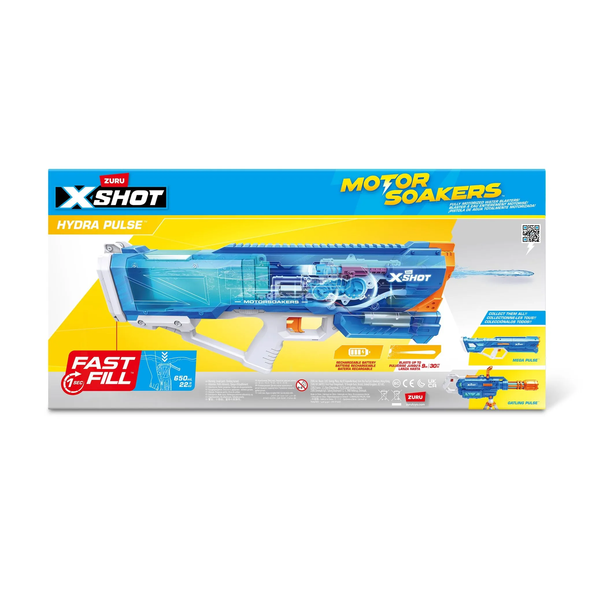 ZURU X Shot Fast Fill Motor Soakers Hydra Pulse