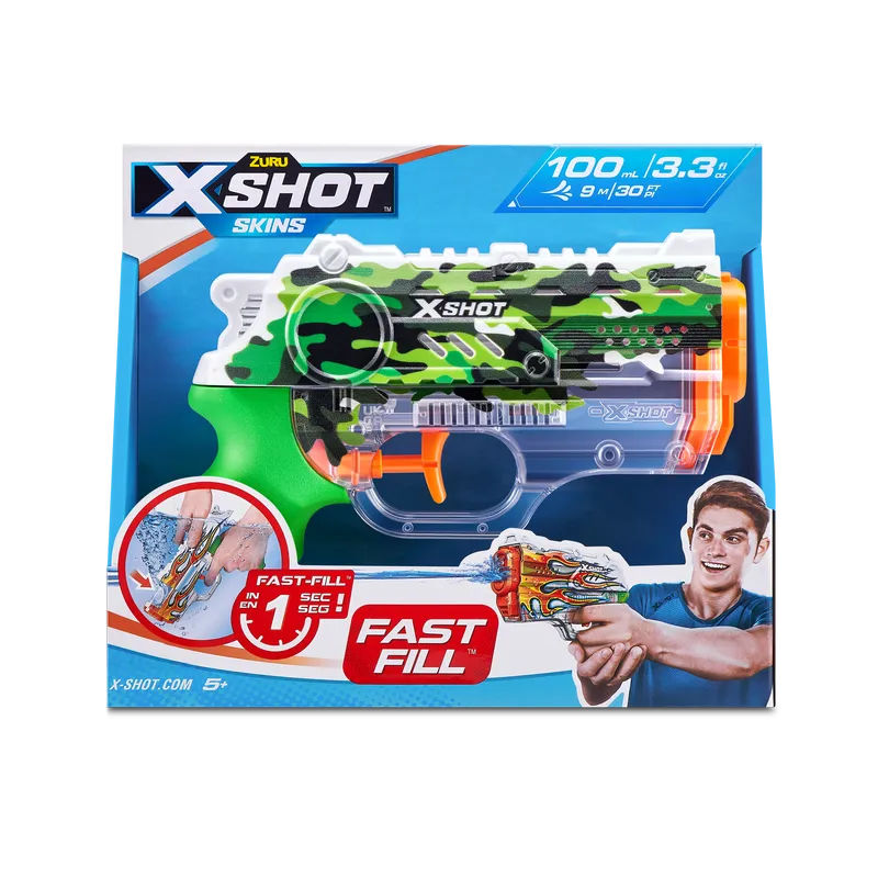 ZURU X Shot Fast Fill Nano Water Blaster Jungle Camo