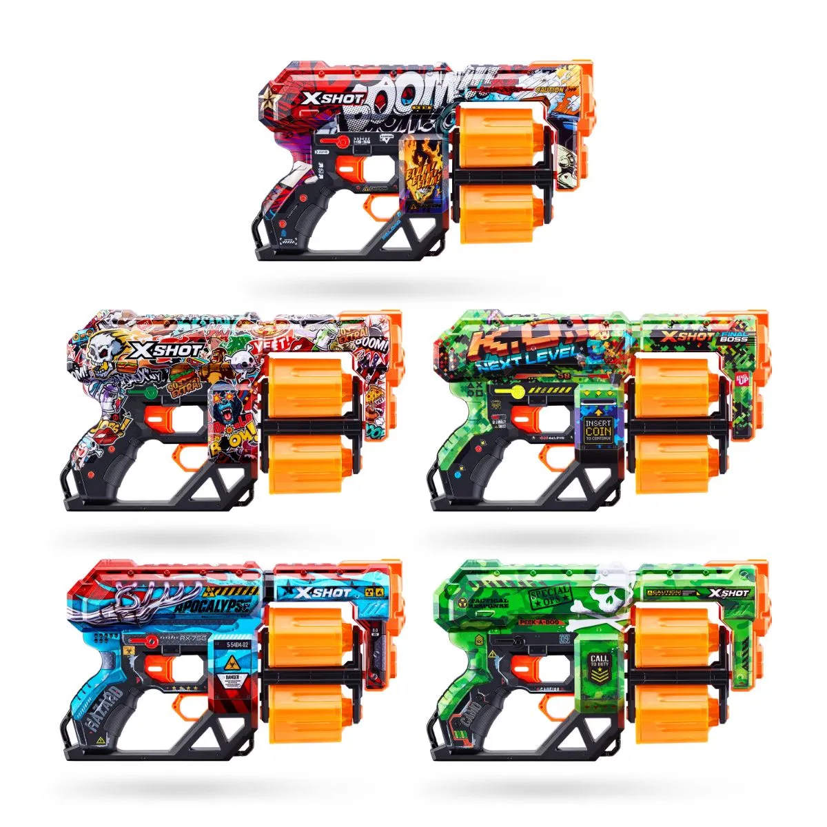 ZURU X Shot Skins Dread Dart Blaster Boom