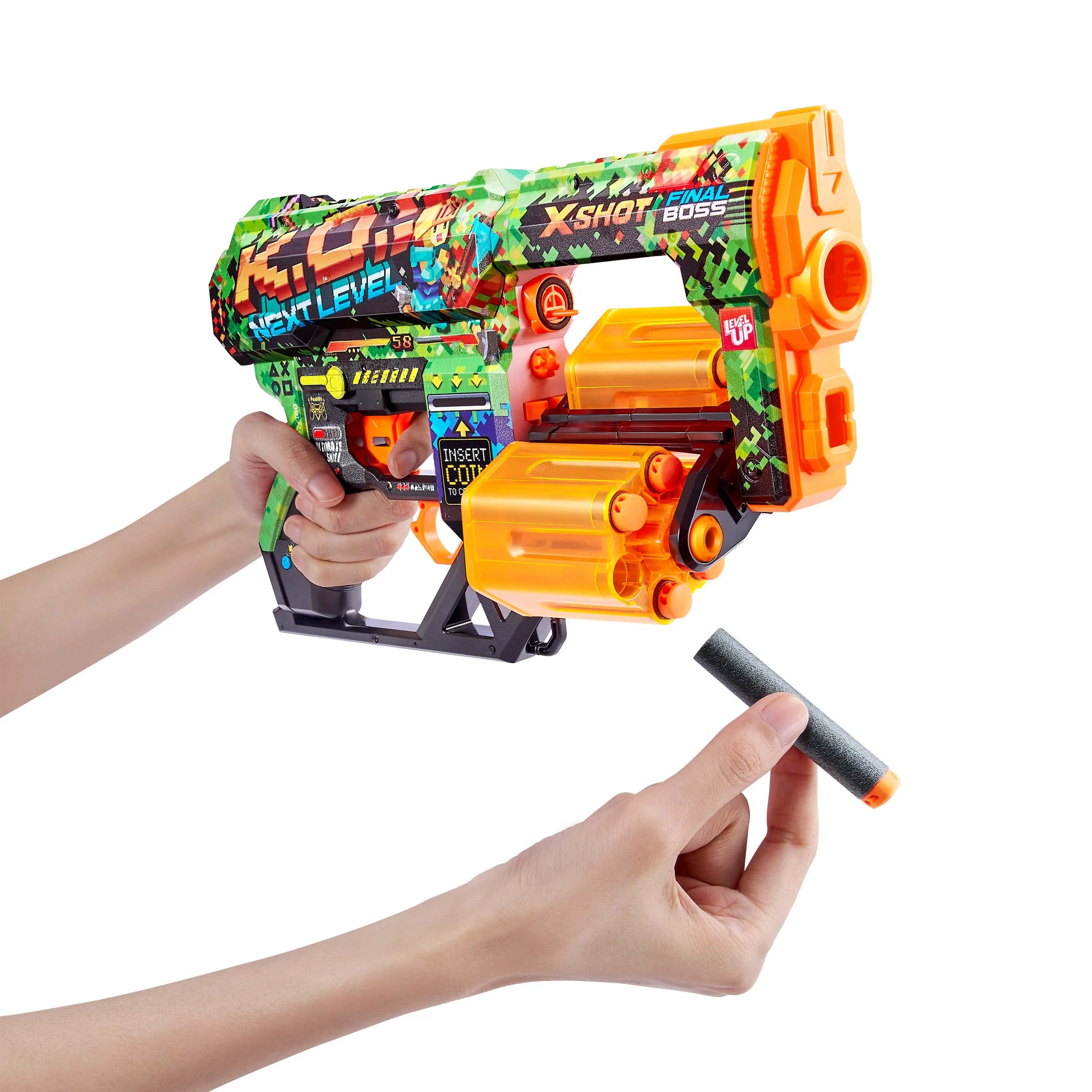 ZURU X Shot Skins Dread Dart Blaster K.O.