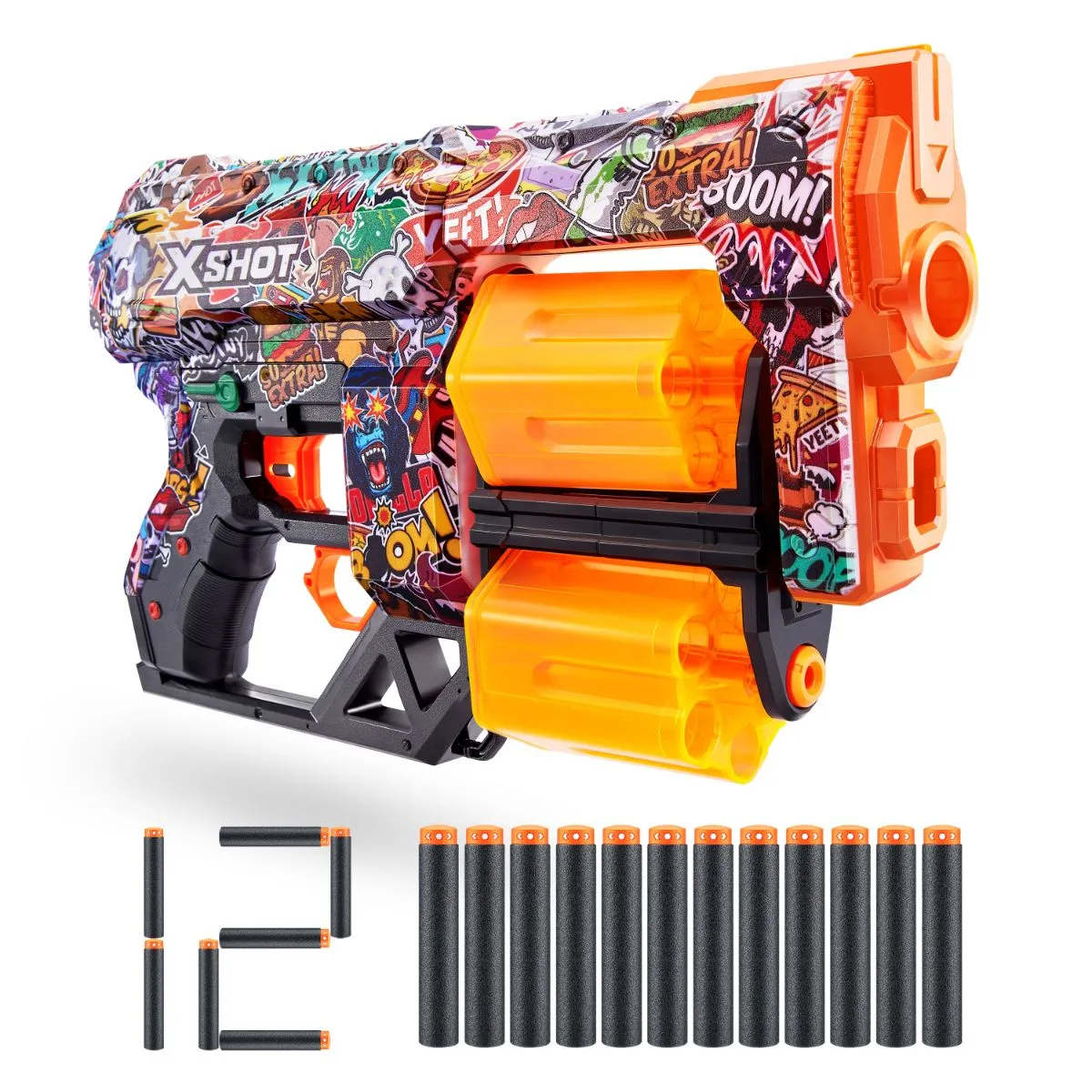 ZURU X Shot Skins Dread Dart Blaster Sketch