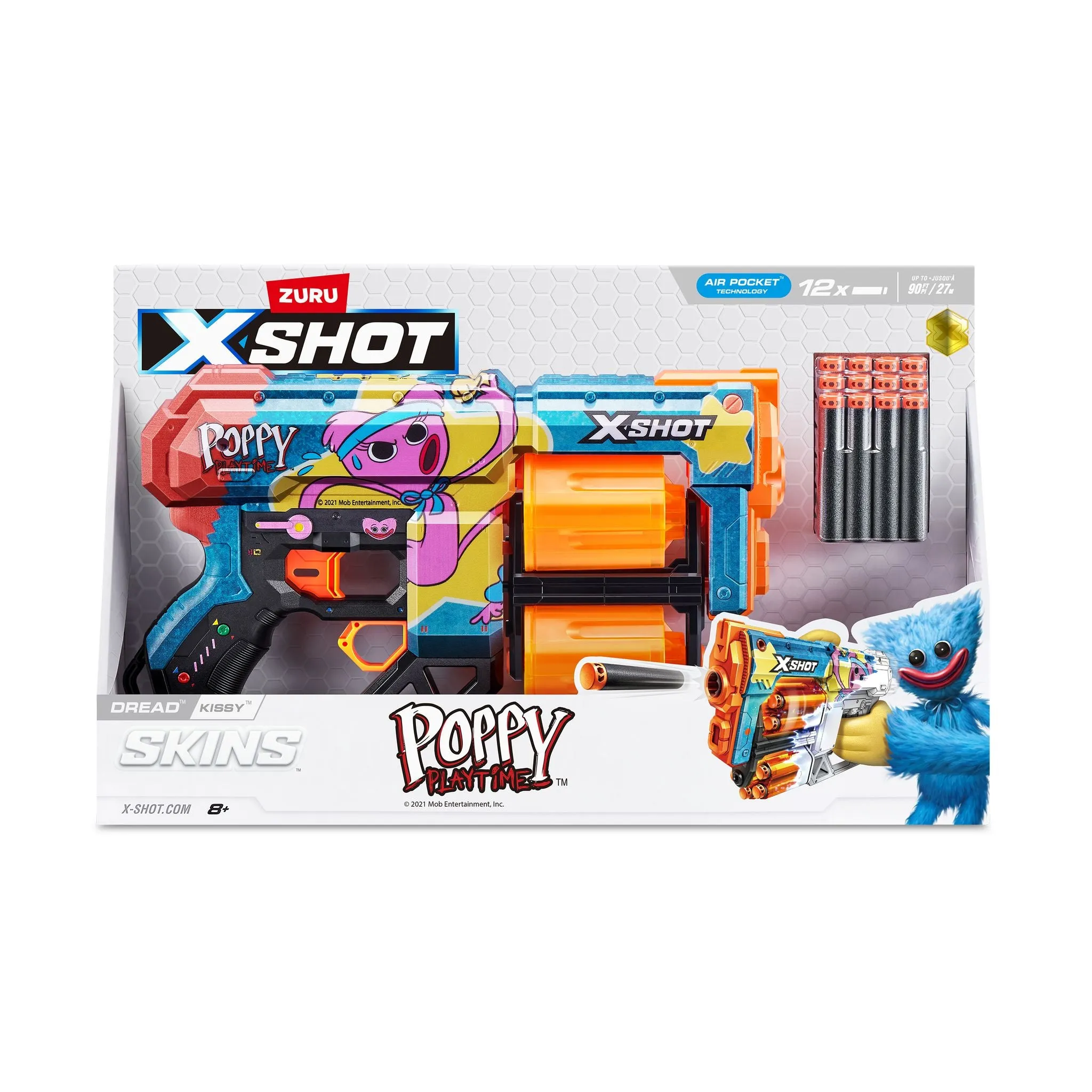 ZURU X Shot Skins Dread Poppy Playtime Assorted Styles