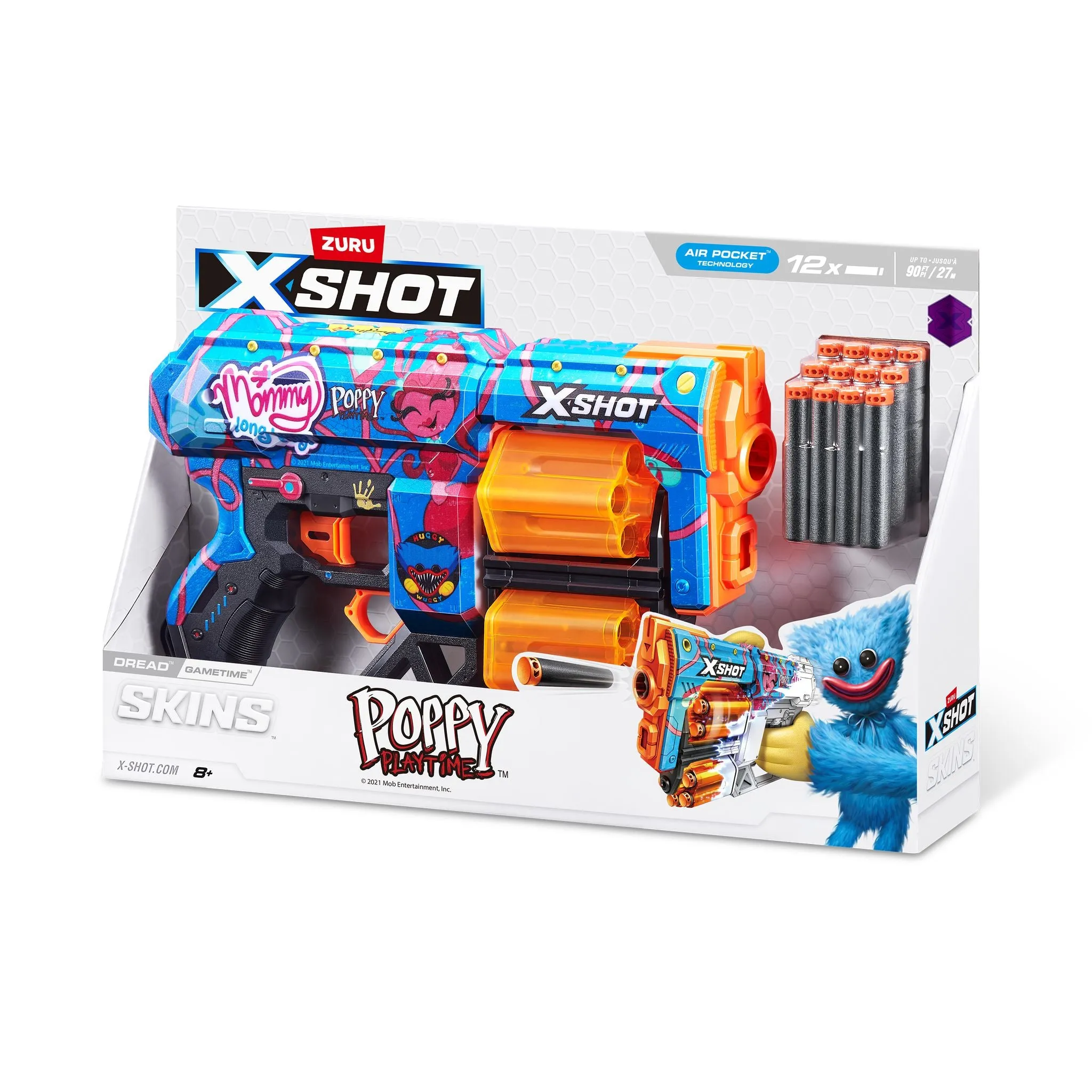 ZURU X Shot Skins Dread Poppy Playtime Assorted Styles