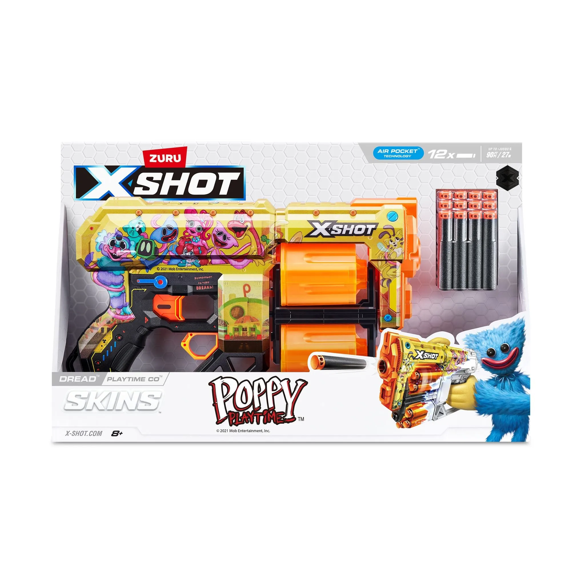 ZURU X Shot Skins Dread Poppy Playtime Assorted Styles