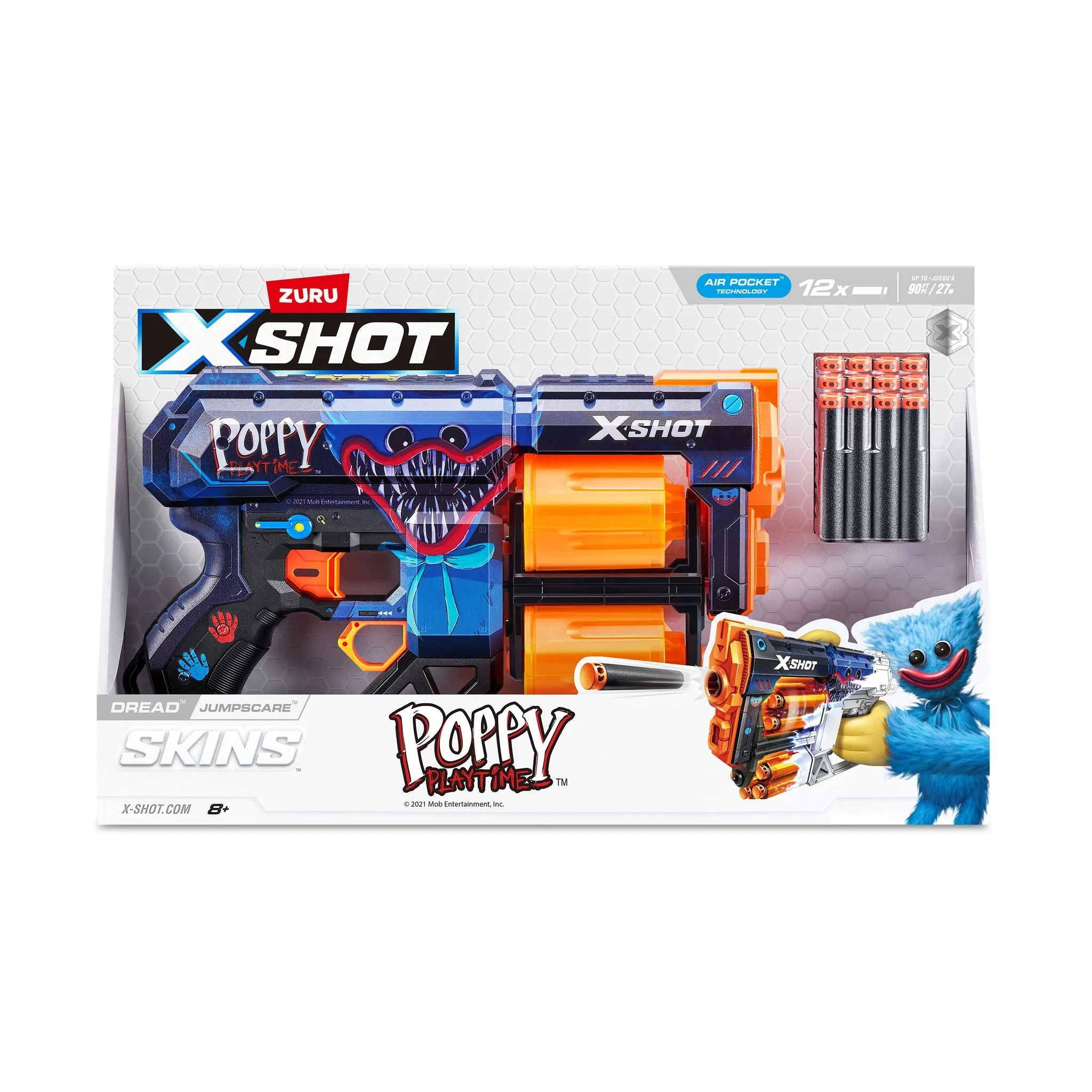 ZURU X Shot Skins Dread Poppy Playtime Assorted Styles