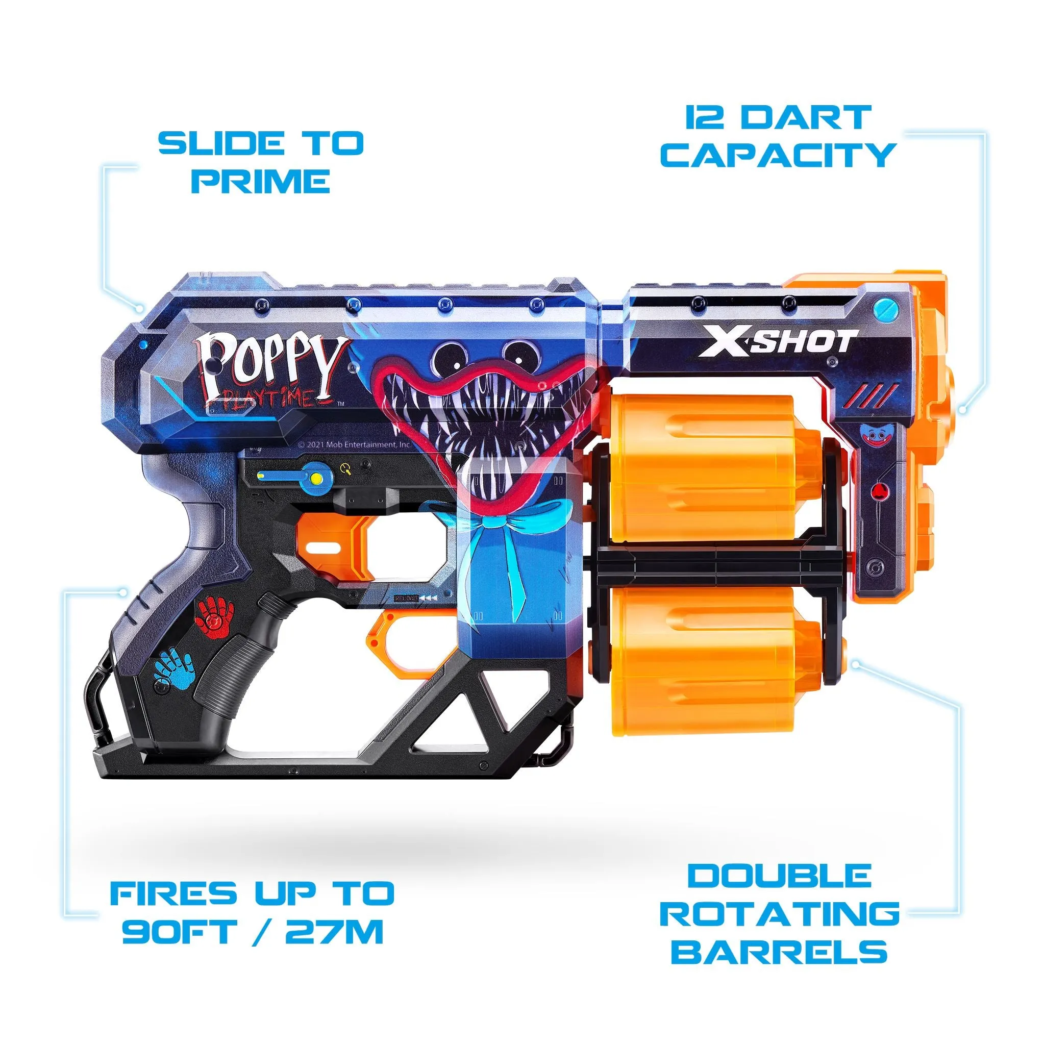 ZURU X Shot Skins Dread Poppy Playtime Assorted Styles