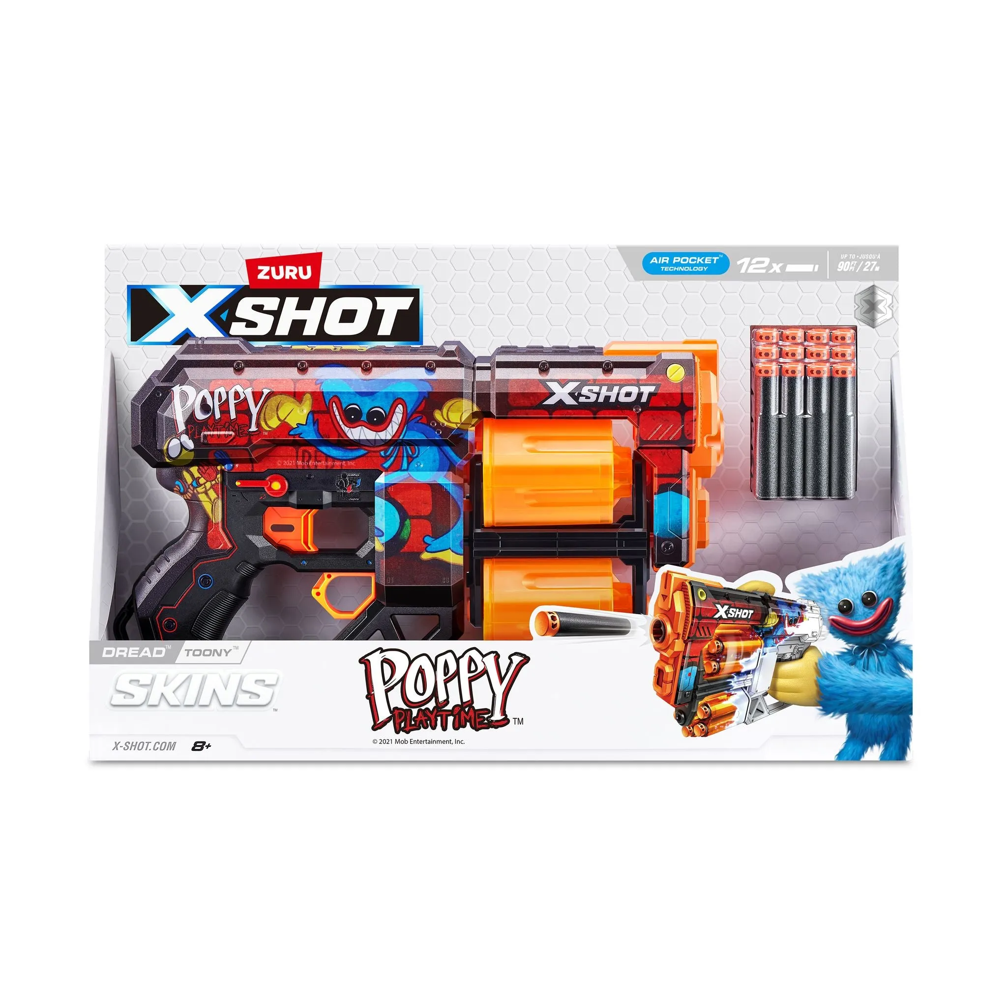 ZURU X Shot Skins Dread Poppy Playtime Assorted Styles