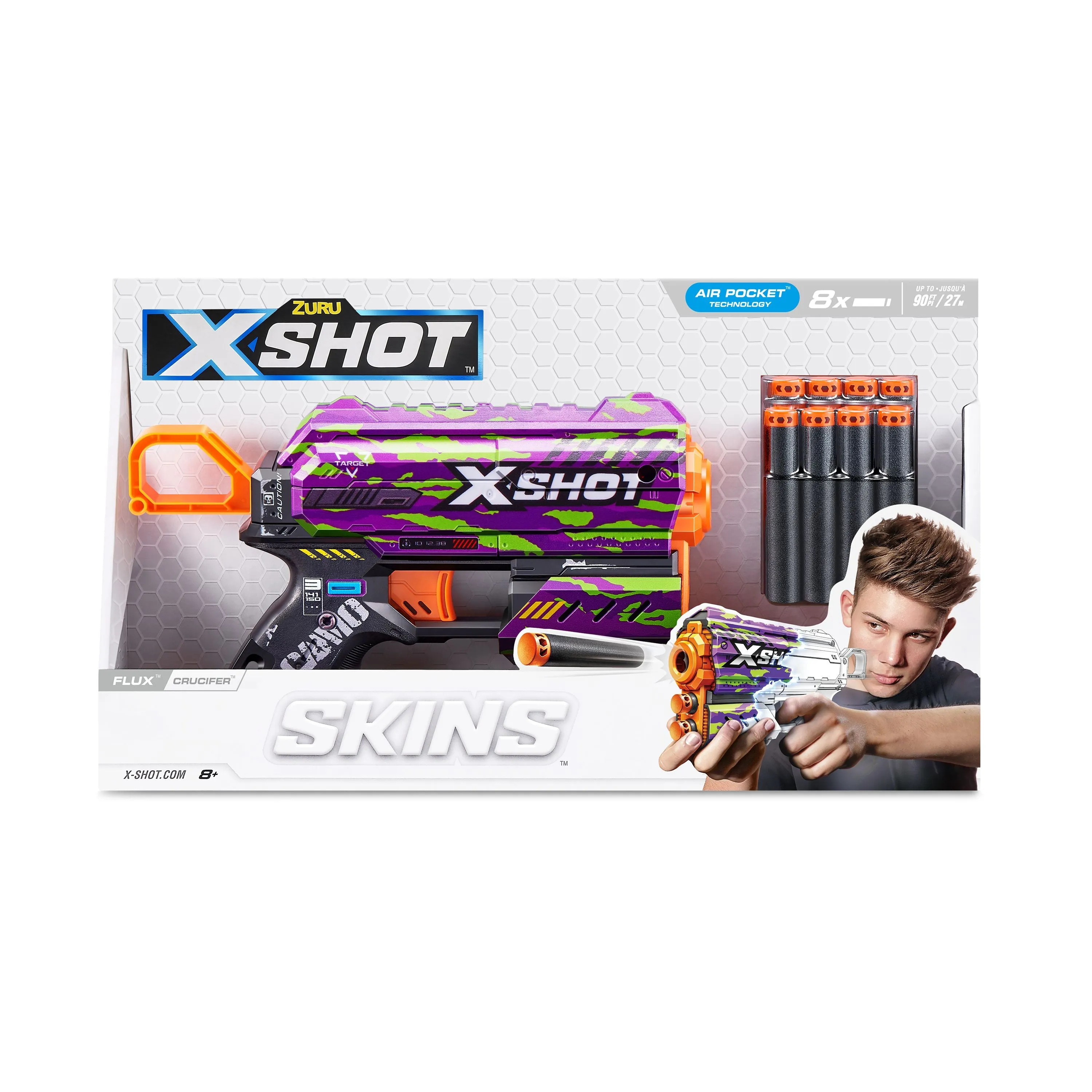 ZURU X Shot Skins Flux Blaster Crucifer