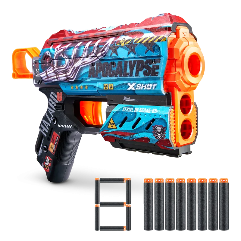 ZURU X Shot Skins Flux Dart Blaster Apocalypse