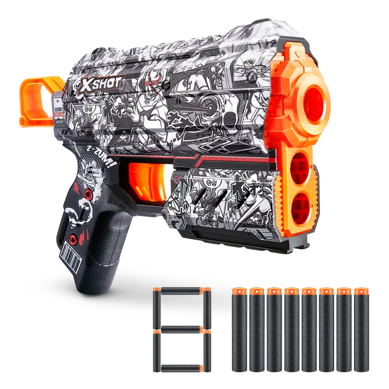 ZURU X Shot Skins Flux Dart Blaster Illustrate