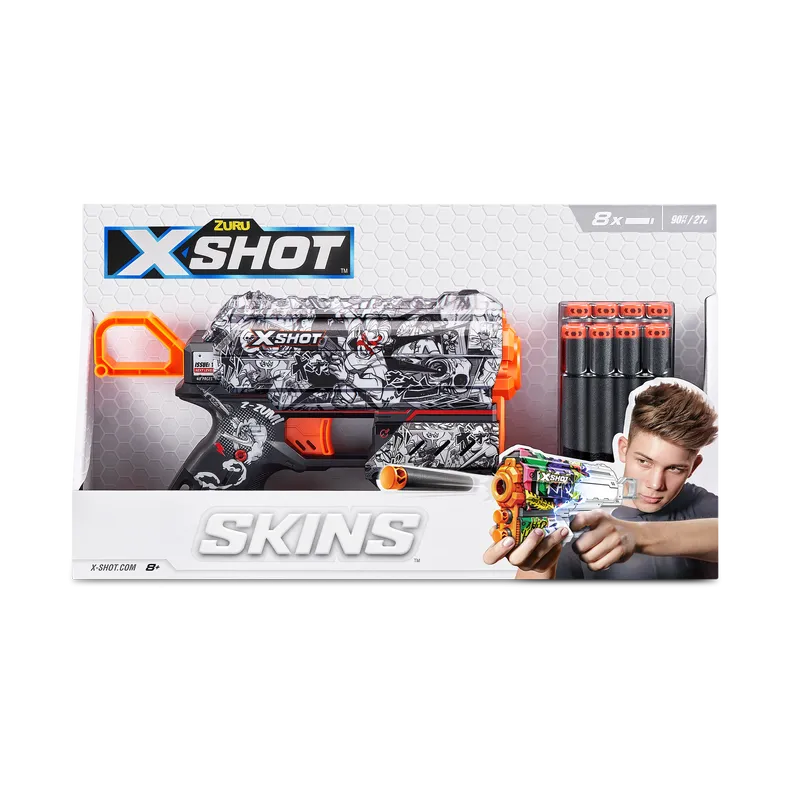 ZURU X Shot Skins Flux Dart Blaster Illustrate