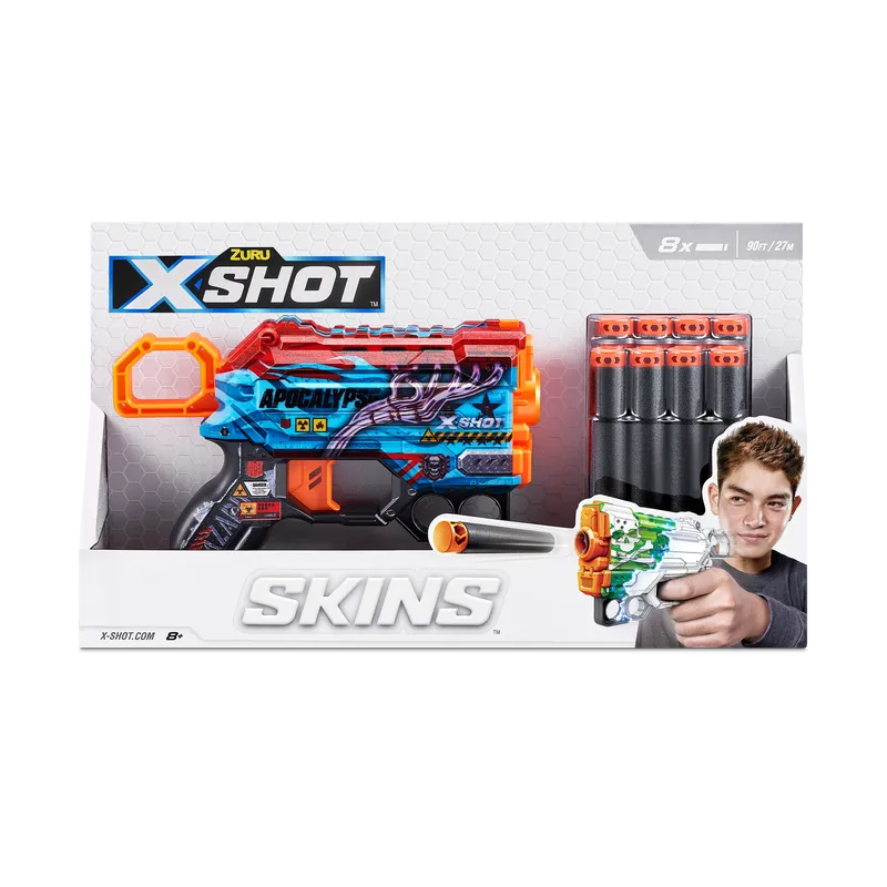 ZURU X Shot Skins Menace Dart Blaster Apocalypse