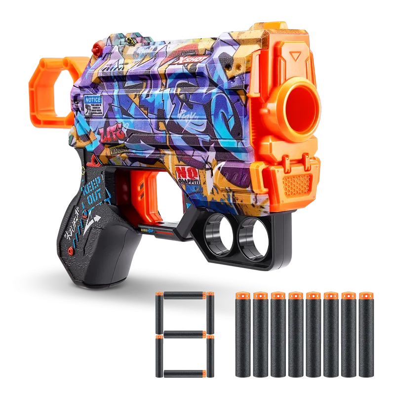 ZURU X Shot Skins Menace Dart Blaster Spray Tag